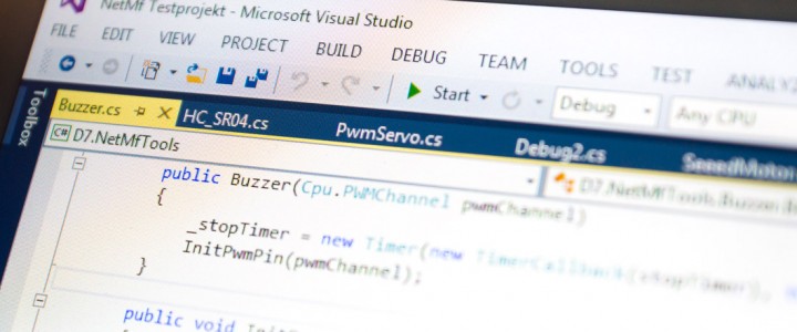 Screenshot Visual Studio